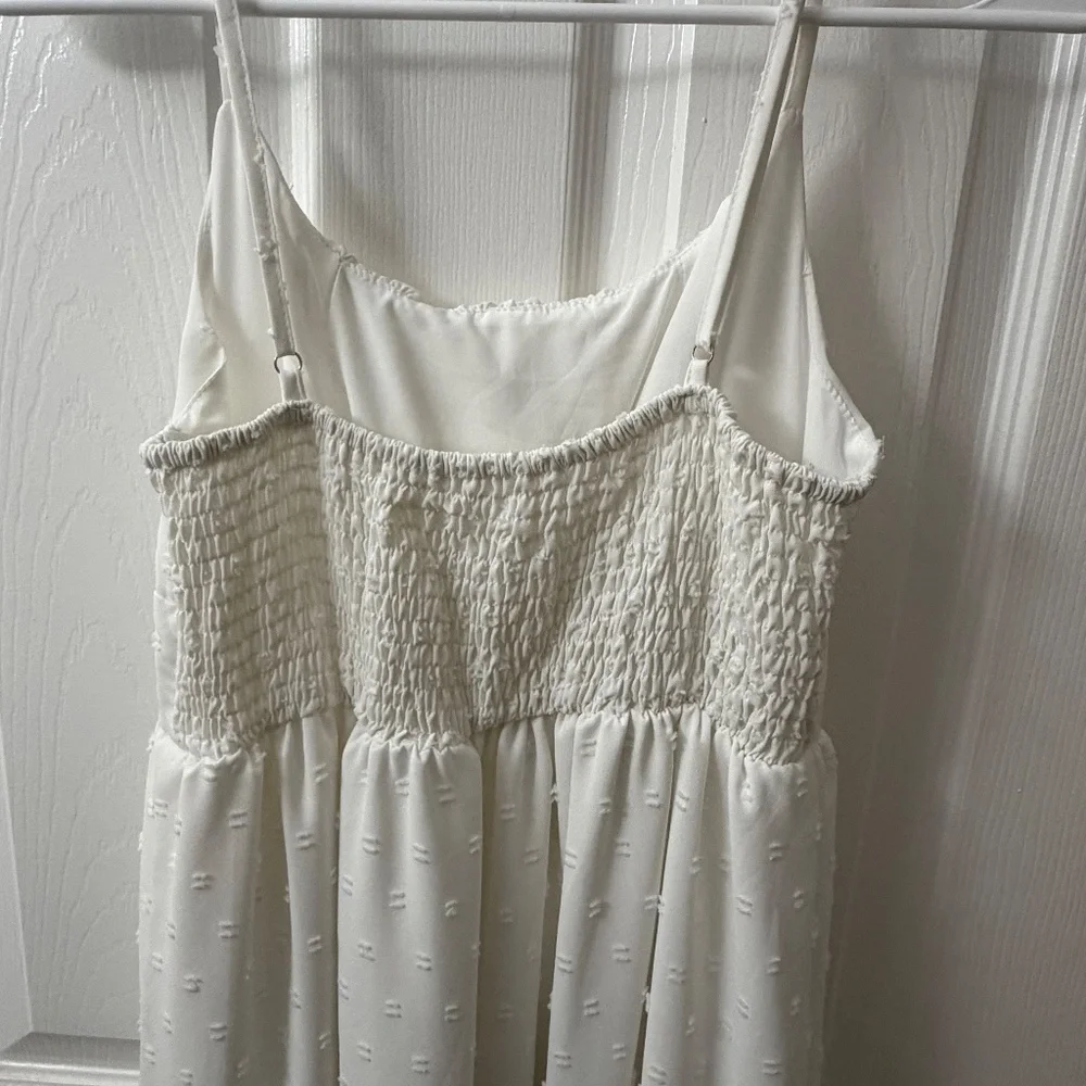 White midi sun dress - Picture 3 of 7